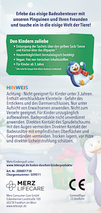 Cadeauset kinderbadtoevoeging dierenwereld 3-delig, 1 stuk
