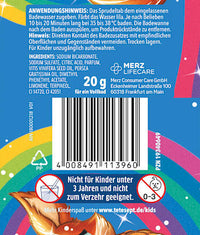 Kinderbadtoevoeging schuimbad regenboog, 20 g