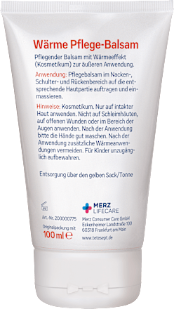 Spierverwarmende verzorgingsbalsem, 100 ml