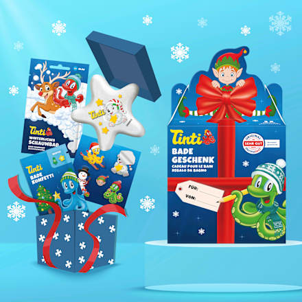 Geschenkset Kinder Badezusatz Badegeschenk Weihnachten 4tlg, 1 St