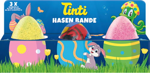 Cadeauset kinderbadtoevoeging Bunny Gang 3-delig, 1 stuk
