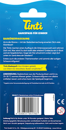 Kinderbadtoevoeging badverrassing, 2 stuks