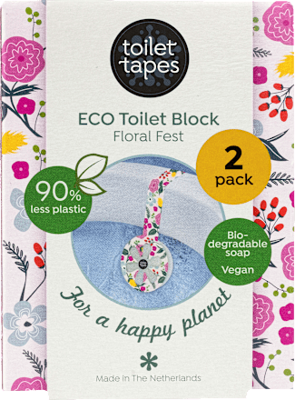 Toiletsteen Toiletblok Floral Fest, 2 stuks