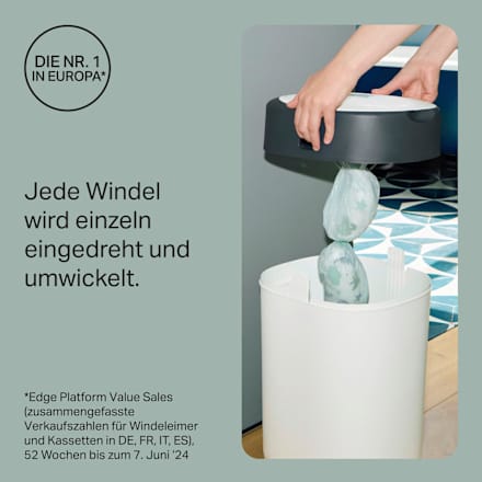 Luieremmer Twist &amp; Click, groen, 1 st.