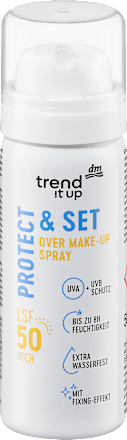 Zonnebrandspray Protect &amp; Set Over Make-up Spray, 50 ml