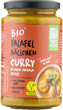 Falafelballetjes Curry India Masala Saus, 375 g