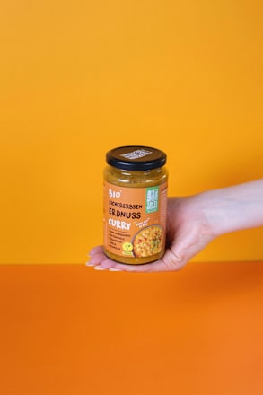 Kant-en-klaarmaaltijd, kikkererwten-pindacurry, 375 g