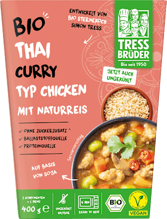 Thaise curry-achtige kip met bruine rijst, 400 g
