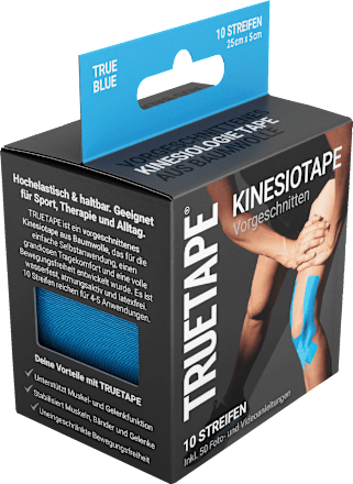 Kinesiotape voorgesneden 10 stroken rol, 10 stuks