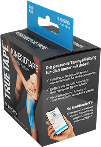 Kinesiotape voorgesneden 10 stroken rol, 10 stuks