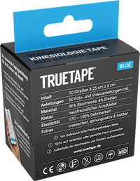 Kinesiotape voorgesneden 10 stroken rol, 10 stuks