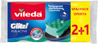 Schuurspons Glitzi Pur Active, 3 stuks