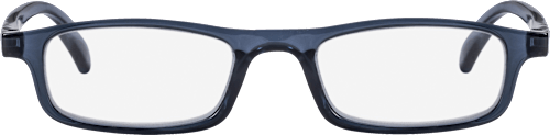 Kant-en-klare leesbril blauw/transparant +2,50, 1 stuk