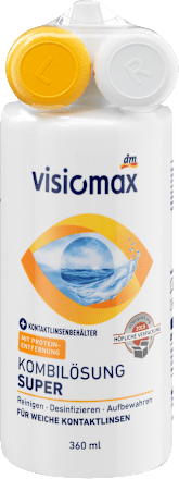 Contactlensverzorgingsproductcombinatievloeistof Super met verpakking, 360 ml