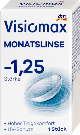 Maandlens dioptrie -1,25, 1 st.