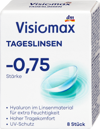 Daglenzen dioptrie -0,75, 8 stuks