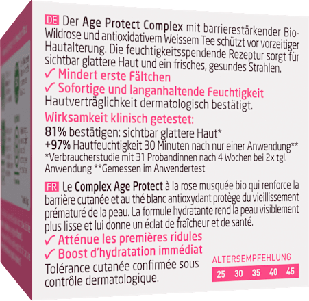 Dagcrème Gladmakende Wilde Roos, 40 ml