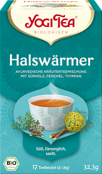 Kruidenthee "Keelverwarmer" met zoethout, venkel en tijm (17 theezakjes), 32,3 g