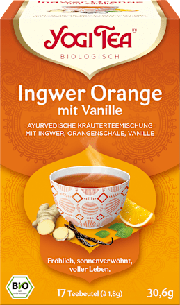 Kruidenthee Gember Sinaasappel met Vanille (17 theezakjes), 30,6 g