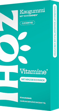 Kauwgom, vitaminemunt, suikervrij, 10 stuks